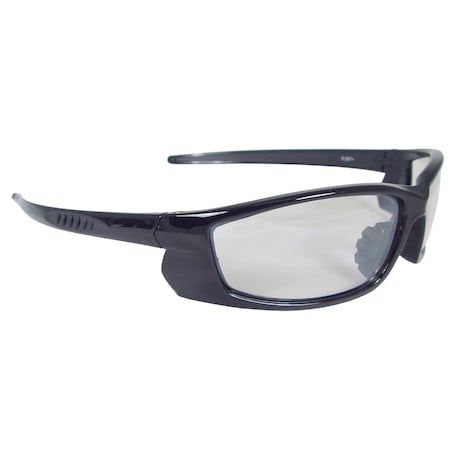 Radians Safety Glasses, I/O Polycarbonate Lens, Uncoated,  VT1-90